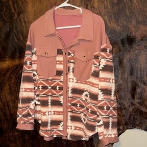 Pink Aztec jacket
